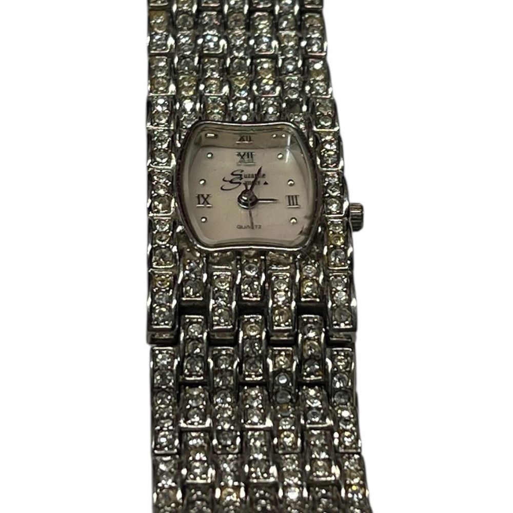 Suzanne Somers Collection crystal-embellished quartz Wristwatch